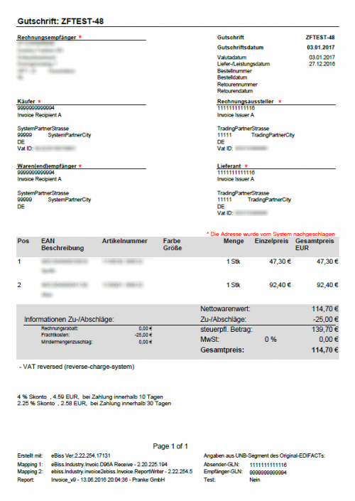 Automatische Digitalisierung im Rechnungswesen: Pranke Elektronische Rechnung Beispiel der Visualisiserung Automatische Digitalisierung im Rechnungswesen: Pranke Elektronische Rechnung Beispiel der Visualisiserung